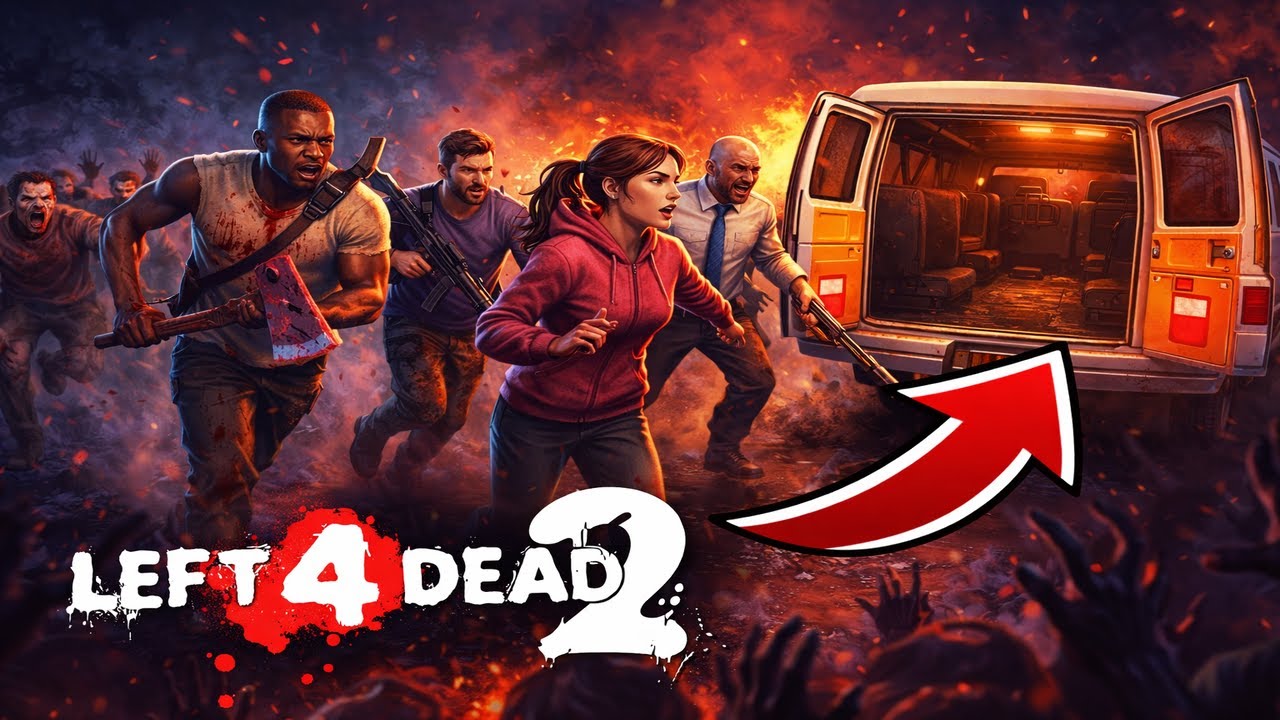 DIRECTION LE VAN OU ON MEURT ! 😱 | Left 4 Dead 2