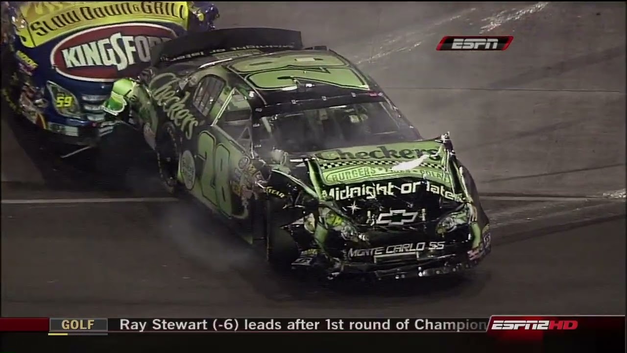 NASCAR busch all crashes 2007 Food City 250