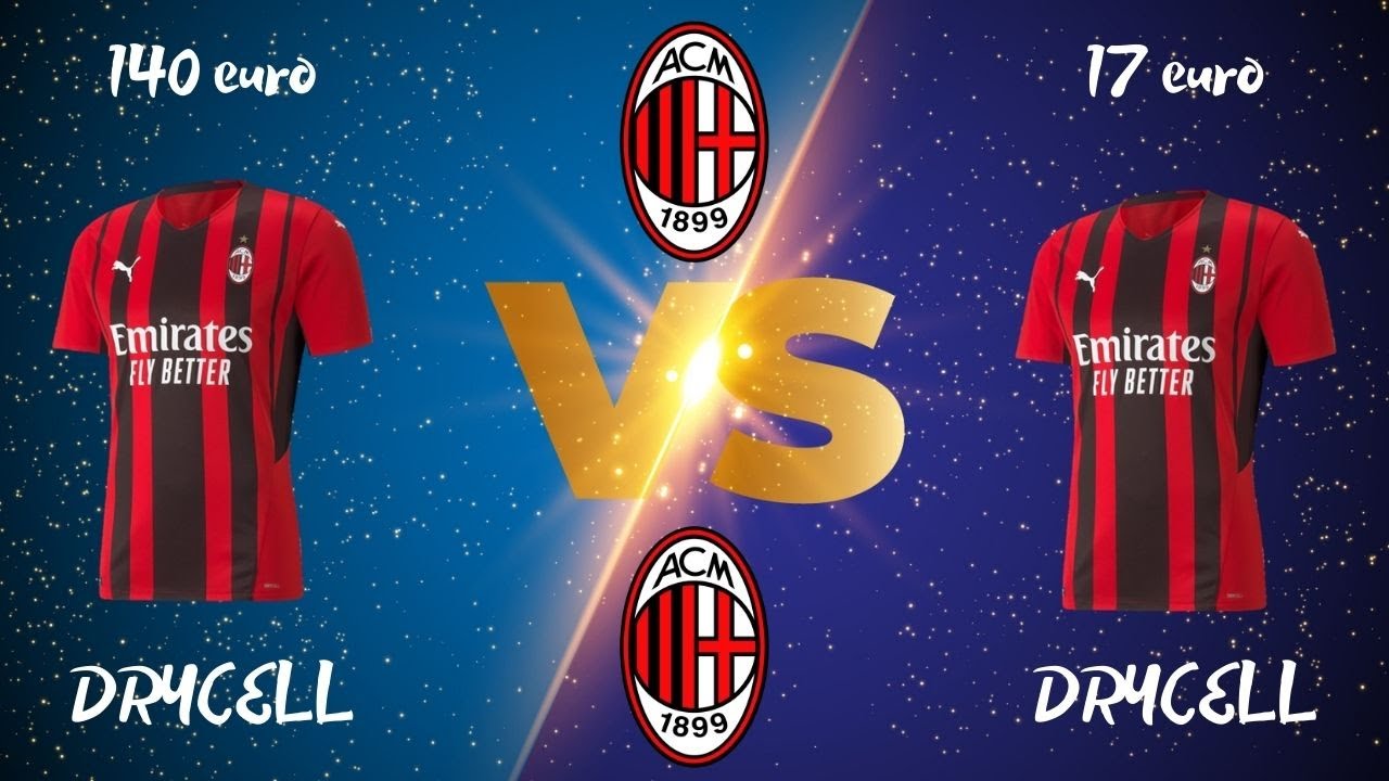 Unboxing + review AC Milan Puma shirt Nike 21-22 Player Issue Dry Cell Authentic v Fake