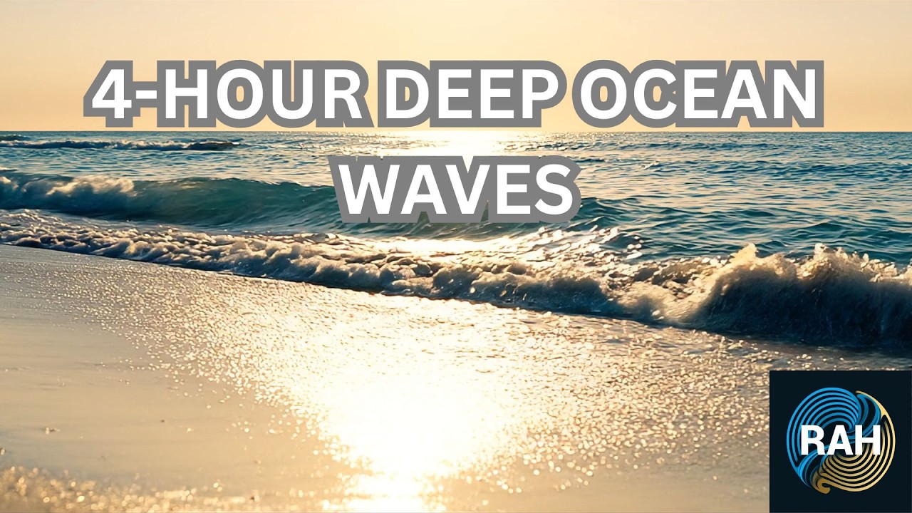 Seaside Sanctuary: Deep Ocean Waves for Instant Sleep & Stress Relief (4 Hours)