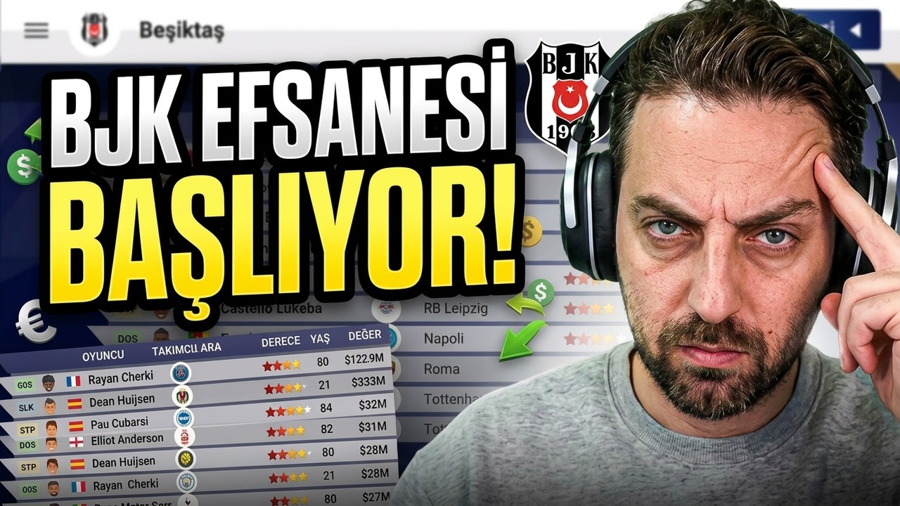 EFSANE BJK KARİYER Takım Kuruluşu ve Transfer Planlaması