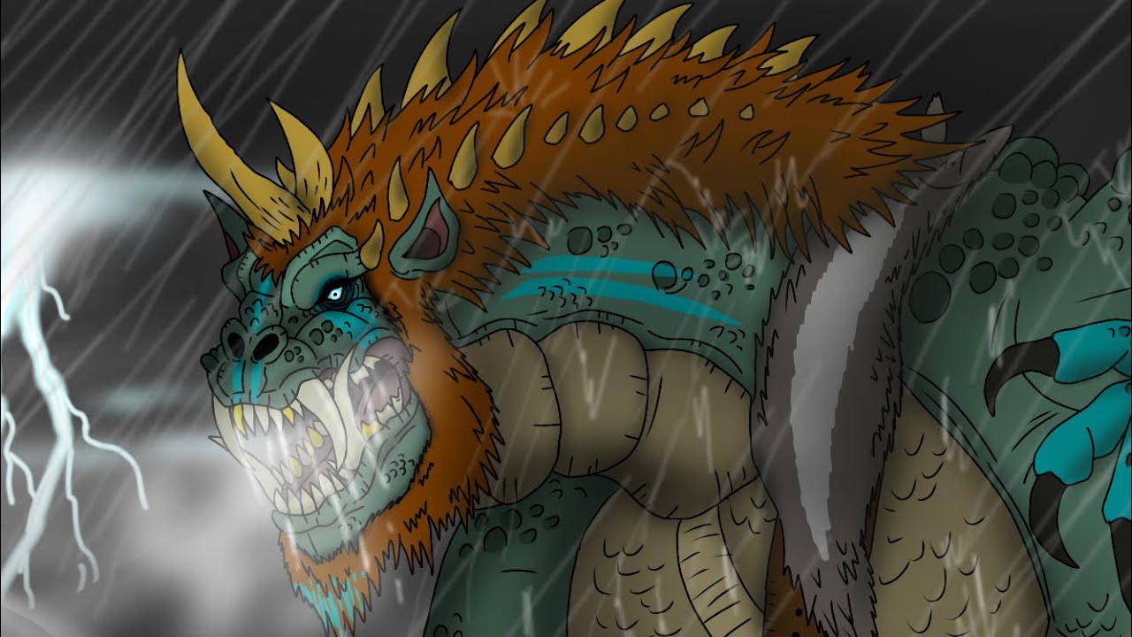 Godzilla Season: Gabara Design Speedpaint