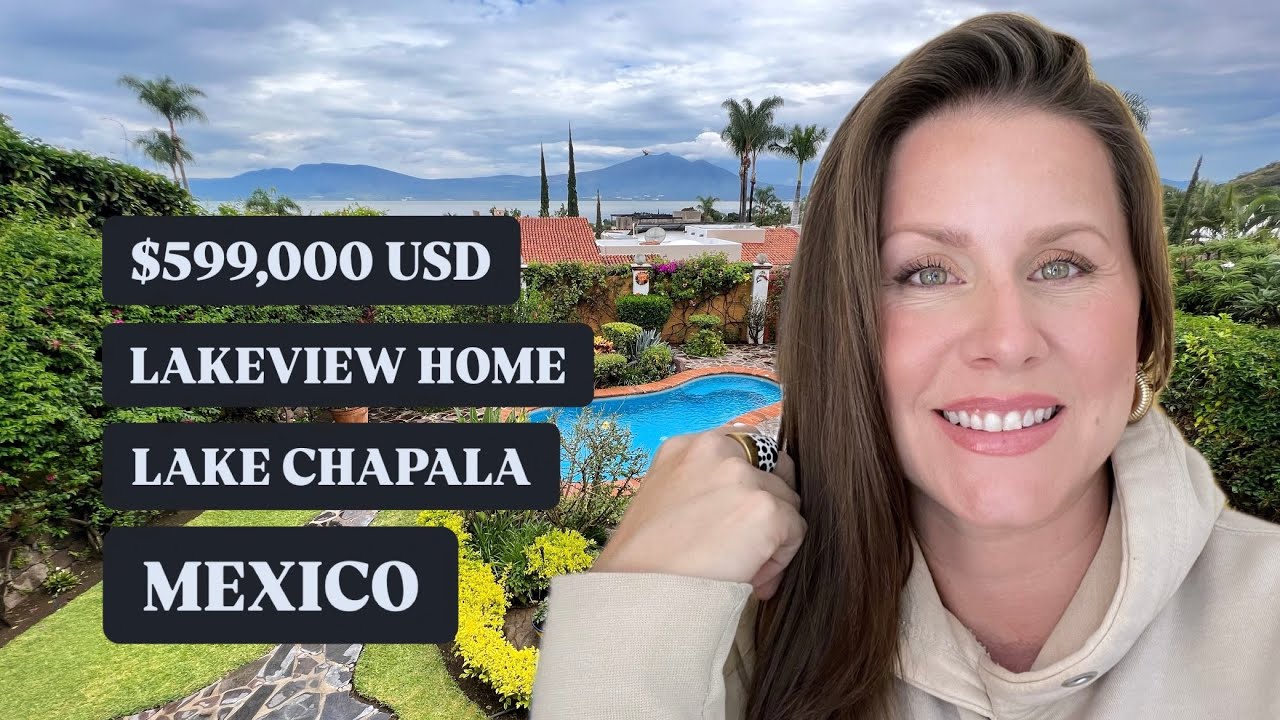 $599k USD Lakeview Home, Ajijic, Lake Chapala, Mexico