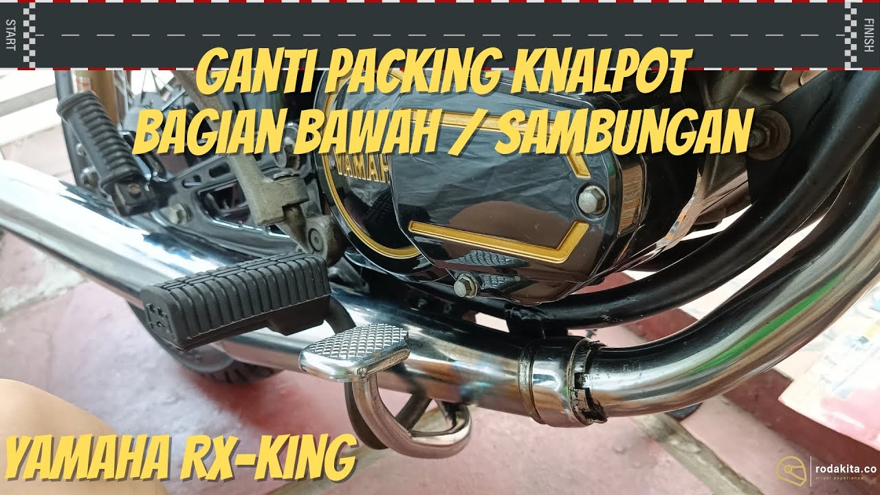 Ganti Paking Knalpot Sambungan Yamaha RX-King