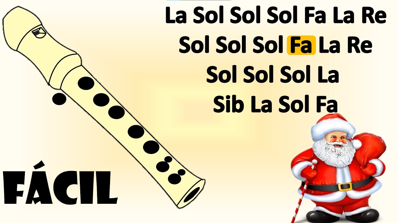 *_* 7 Canciones de Navidad para Flauta Dulce  *_*  Aprende en Minutos