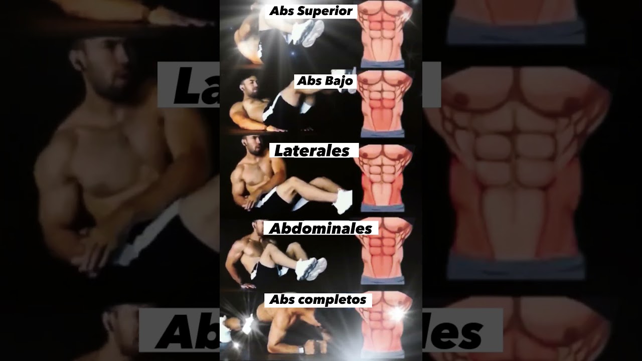 ✅Consigue ABDOMINALES DE ACERO con Estos Efectivos Ejercicios #shorts #abdomen #sixpack