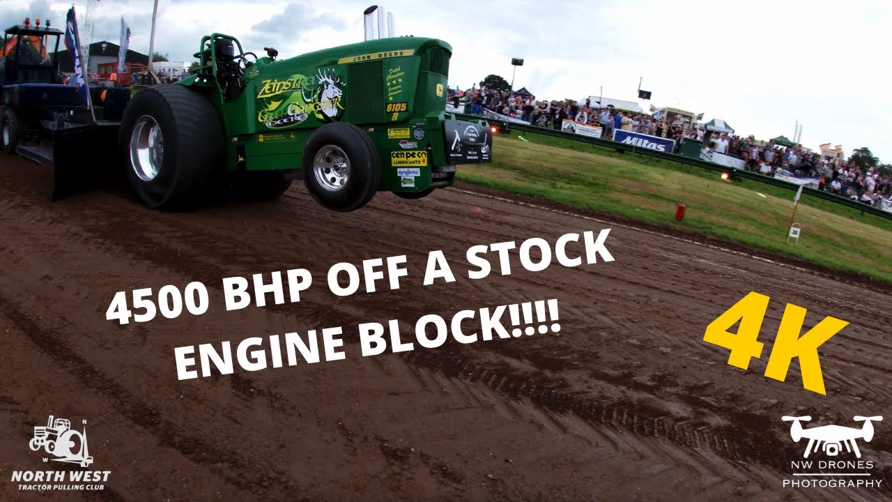 GREEN GANGSTER DEERE - ROWAN ZEINSTRA - GREAT ECCLESTON TRACTOR PULL - EC SUPERSTOCKS - 2022
