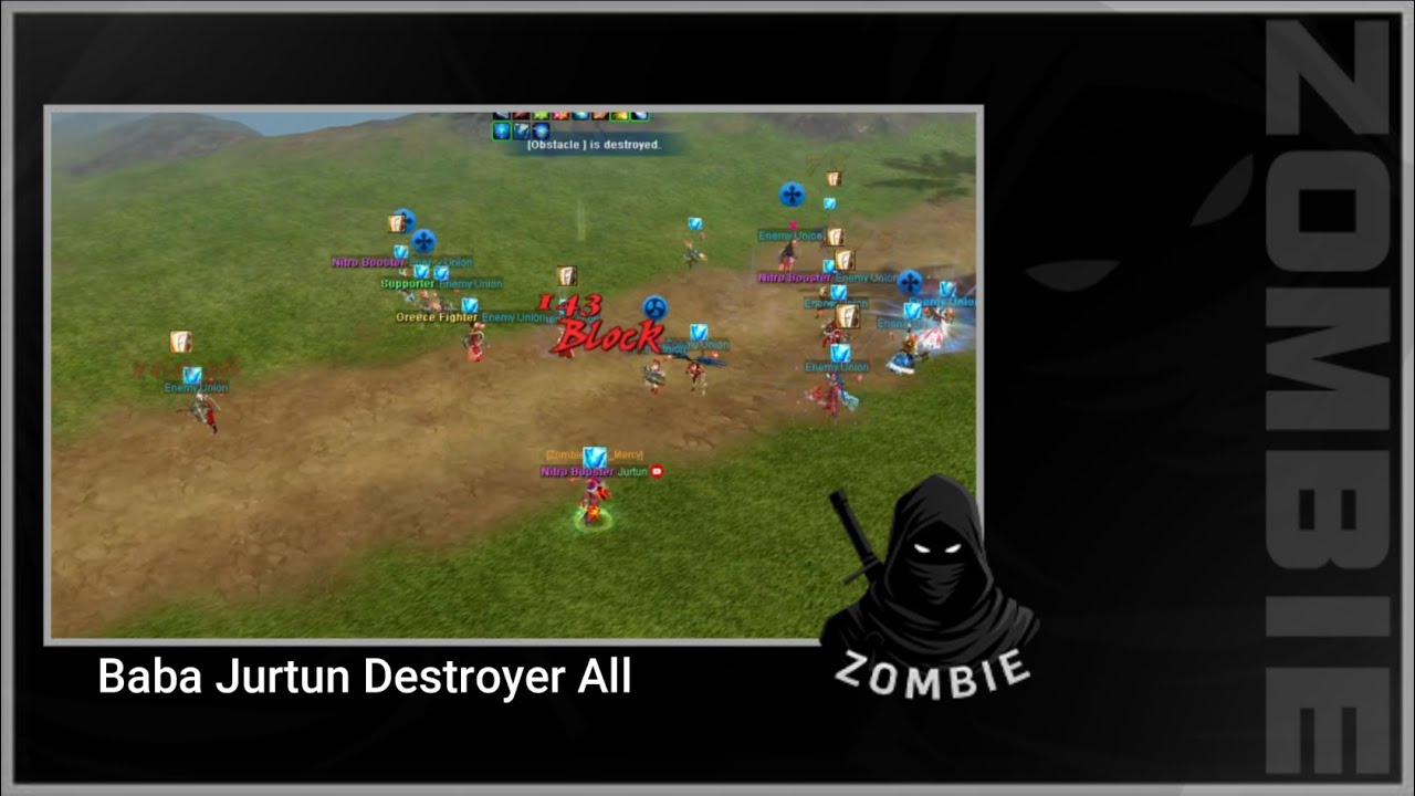 Zombies swept through the fortress war. Easy rank 1#