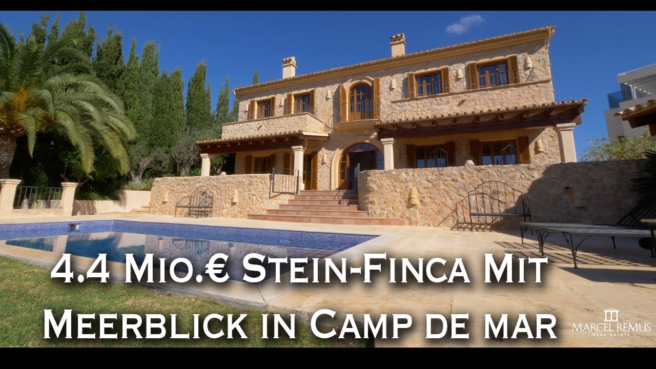 4.4 Mio.€ STEIN-FINCA MIT MEERBLICK IN CAMP DE MAR | MARCEL REMUS VILLA TOUR AUF MALLORCA