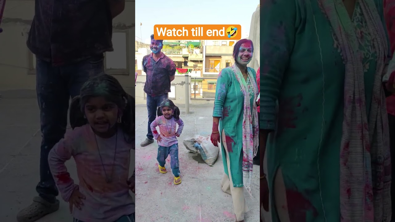 holi celebration without water