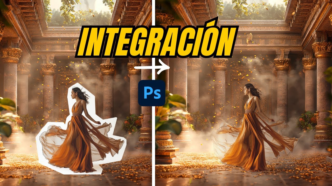 Técnica de integración con Photoshop para Fotomontajes | Tutorial fotomanipulación