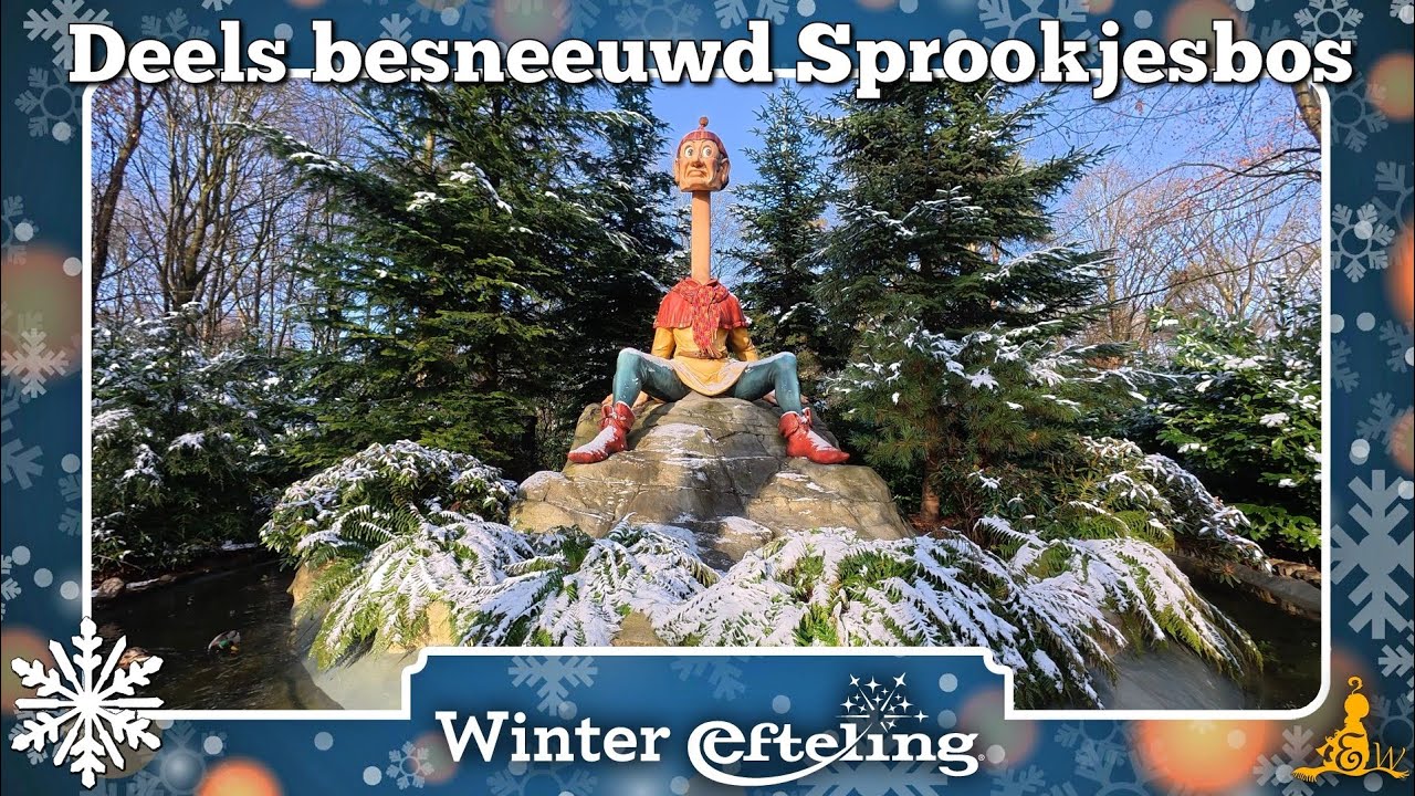 [Winter #Efteling 4K] Het Sprookjesbos met nog een beetje sneeuw ❄️