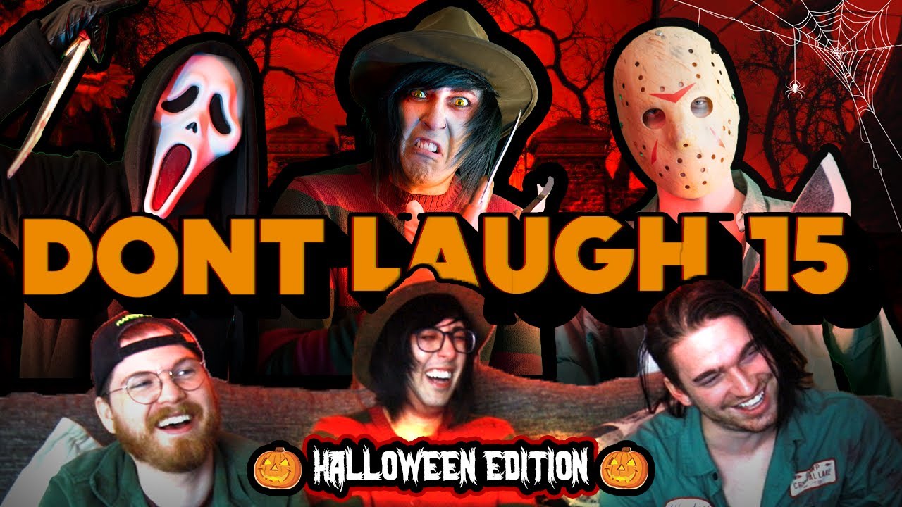 Halloween Edition DON'T LAUGH CHALLENGE (w/Weezy and Tay!)
