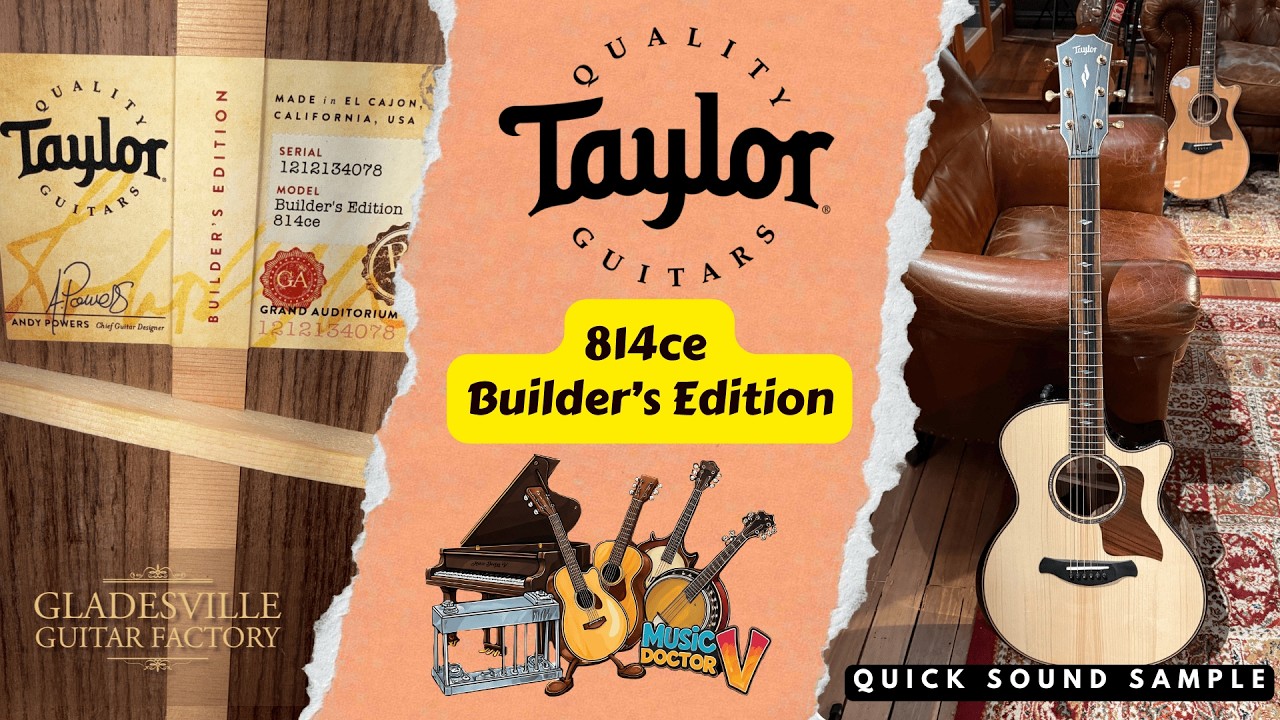 Taylor 814ce Builder's Edition | Demo by Michael Varecka | Gladesville Guitar Factory