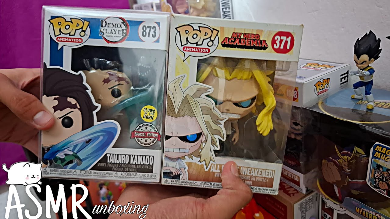 ASMR| Unboxing Funkos My Hero Academia & Demon Slayer 🗡💥