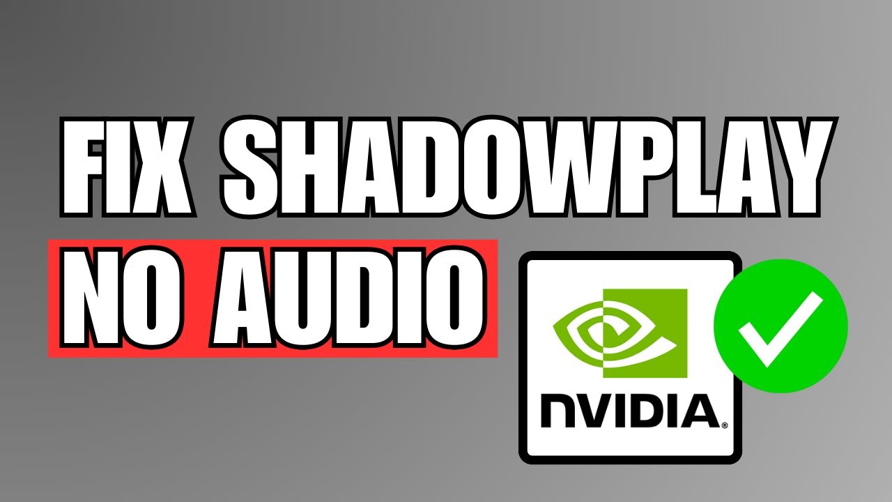 GeForce Not Recording Game Audio (How To Fix)