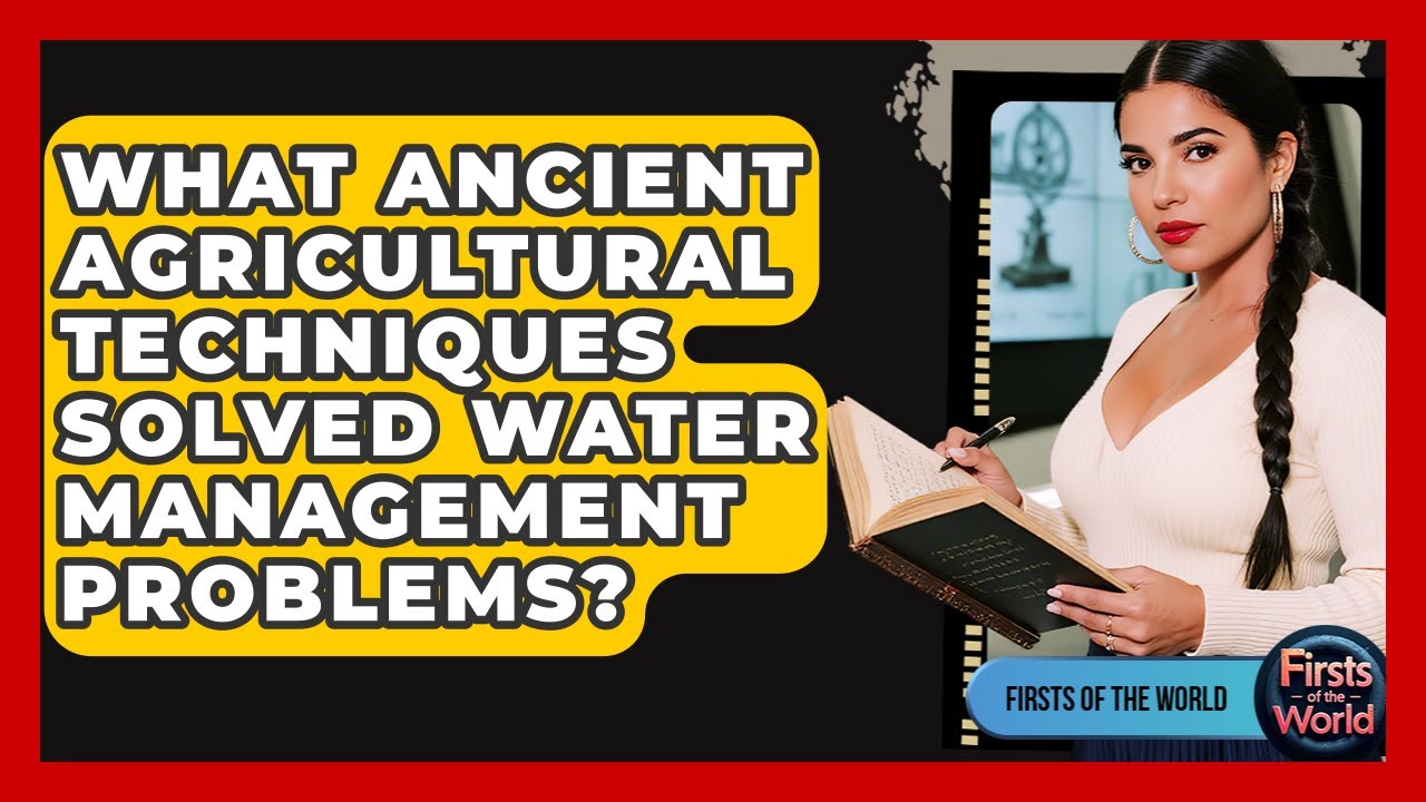 What Ancient Agricultural Techniques Solved Water Management Problems? - Firsts of the World