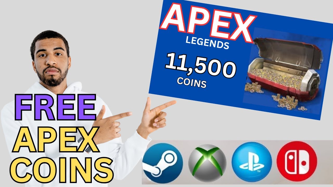 Tutorial How to redeem Apex Coin Codes for FREE! 11,500 Coins (Switch, Steam, PS5, Xbox) - NEW