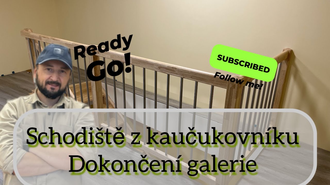 Schodiště z kaučukovníku - dokončení galerie 