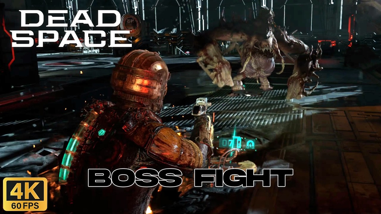 [데드스페이스][DeadSpace(2023)] 챕터 4 보스전 (브루트) (Chapter 4 Boss Fight (Brute)) I 4K 60FPS