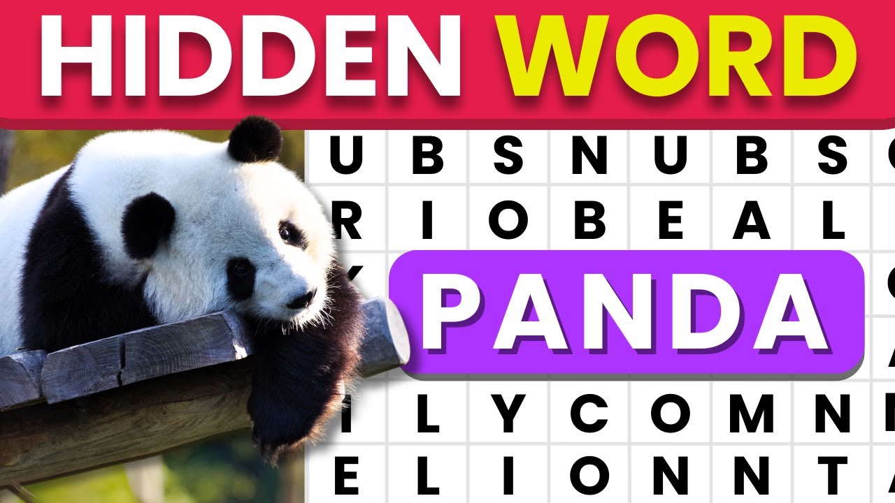 Word Search – Animals Edition | Can You Find the Hidden Word in 30 Seconds?