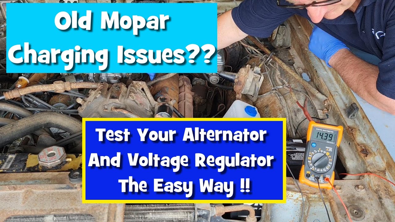 Проверьте генератор Mopar в автомобиле