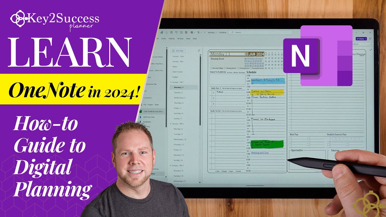 Научитесь использовать OneNote Digital Planner | Полное руководство по OneNote