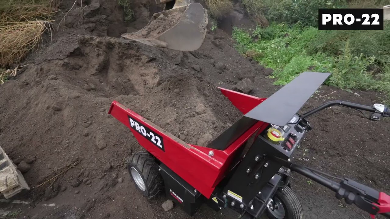 PRO-22 D500E - Accu Mini Dumper / Kruiwagen