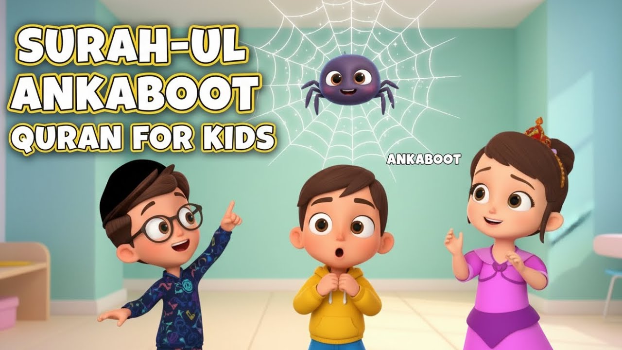 Spider’s Web – Quran Story | Trust in Allah & Cleanliness | Surah Al-Ankabut | Paktaleem Kids