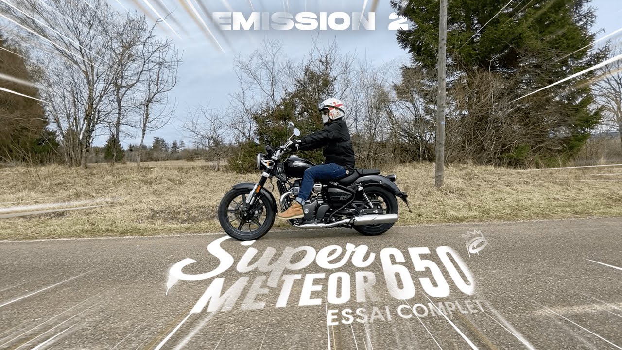Je teste la 650 SUPER METEOR Royal Enfield ! Une super bécane !