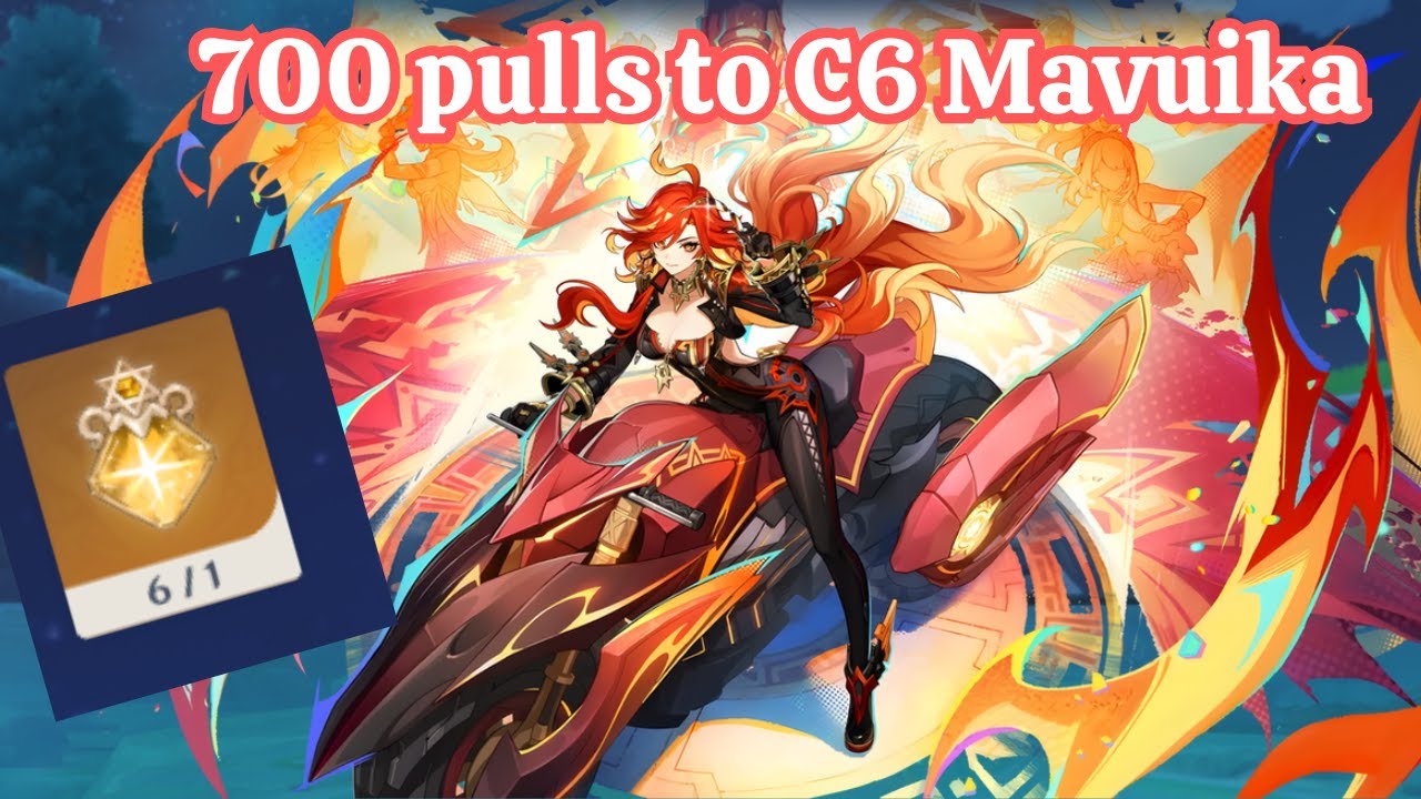 C6 Mavuika 700+ Pulls Genshin Impact 5.3