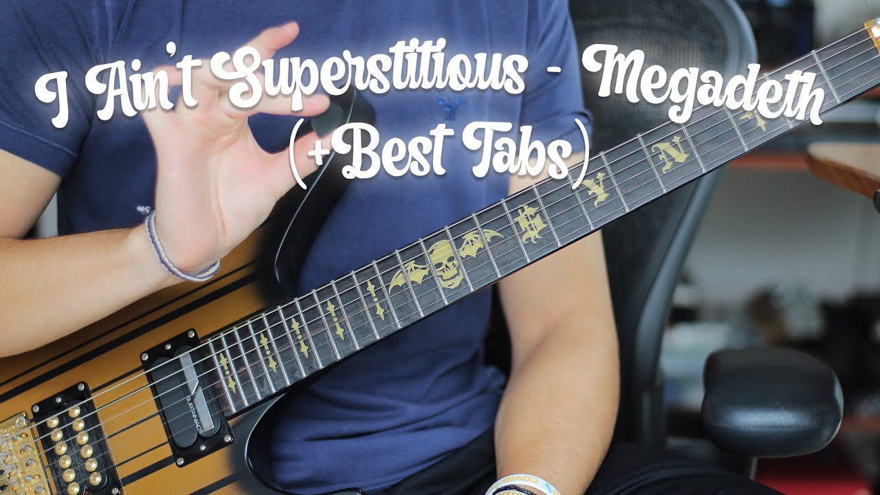 I Ain't Superstitious - Megadeth HALF COVER (+TABS in Description)