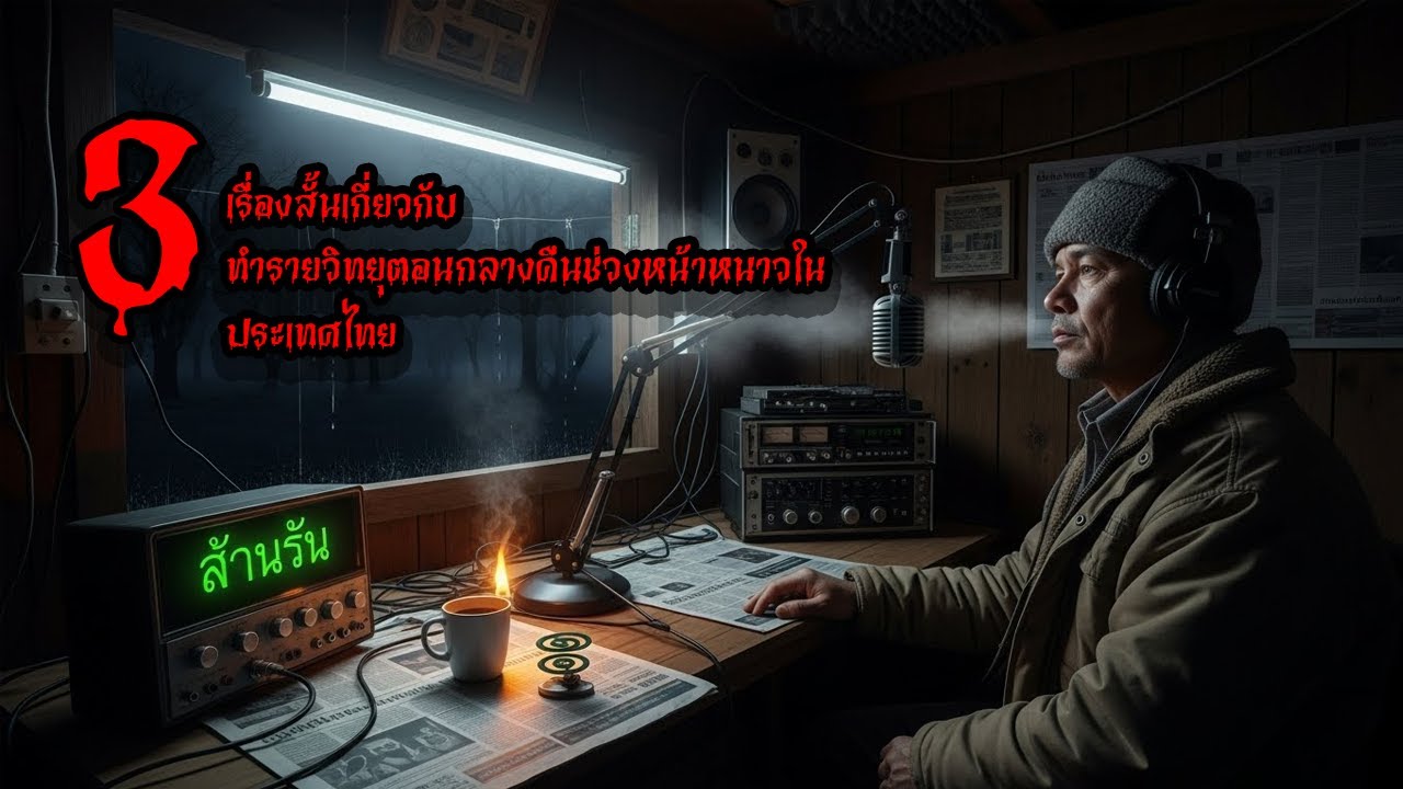 ล่าท้าผีคนเดียวตอนกลางคืนช่วงหน้าหนาวในประเทศไทย