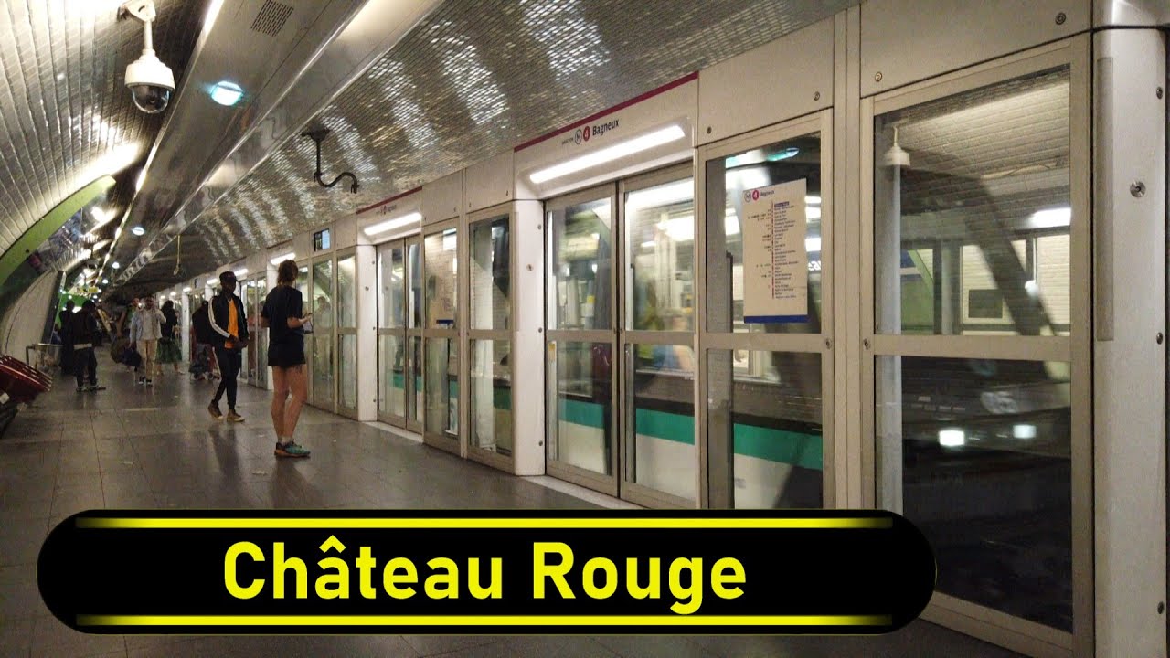 Metro Station Ch&acirc;teau Rouge - Paris 🇫🇷 - Walkthrough 🚶