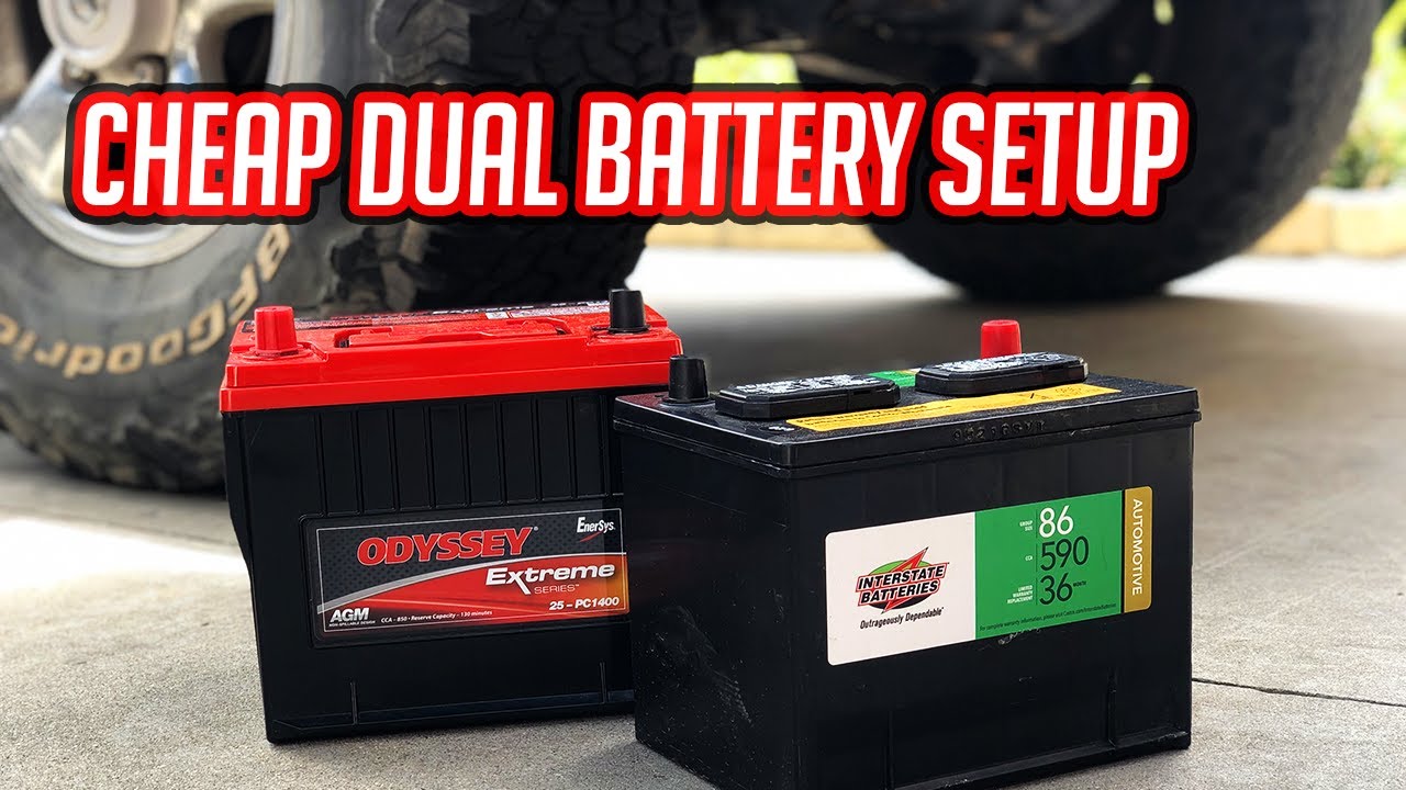 Installing dual battery system in the 100 series Land Cruiser (Lexus LX470)