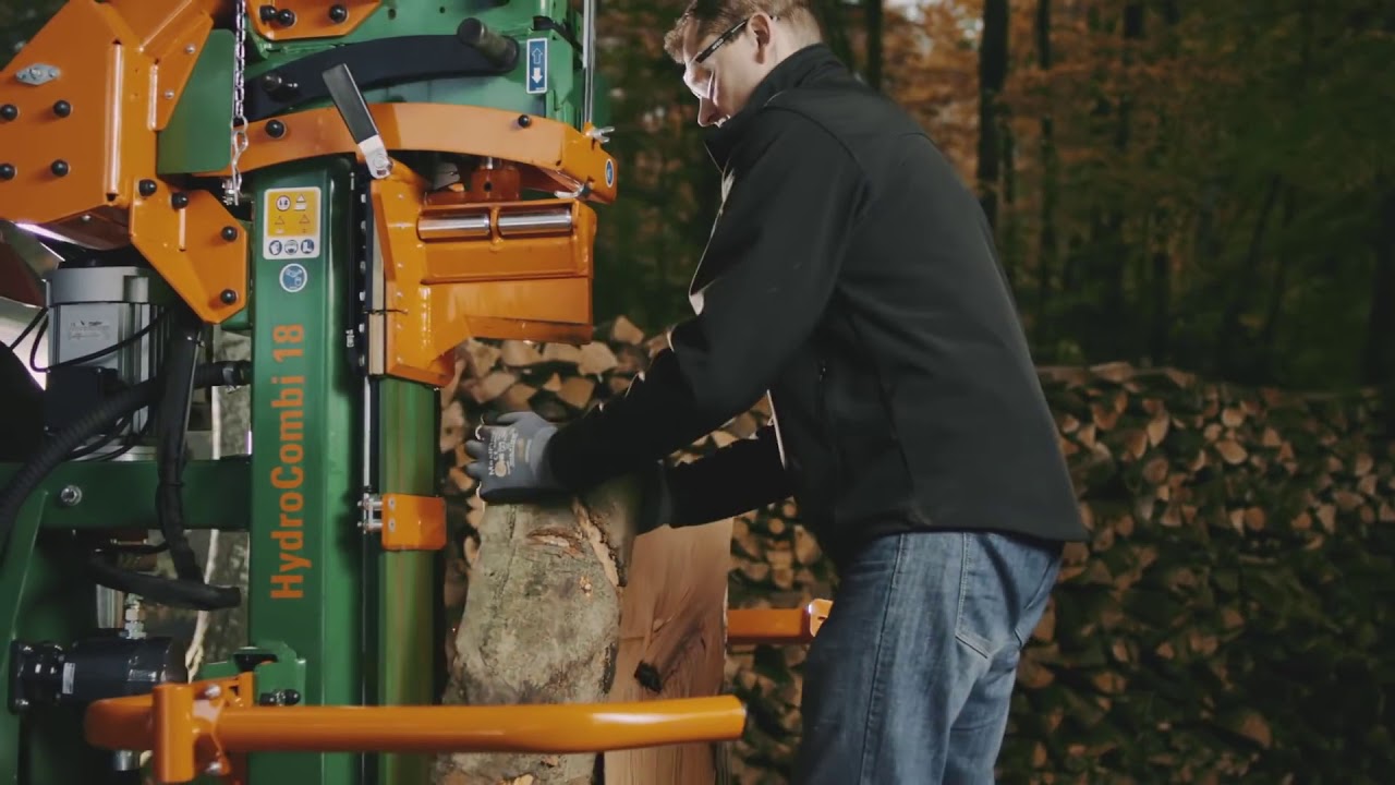 Łuparka HydroCombi 18T z wyciągarką, mocna i wytrzymała Posch