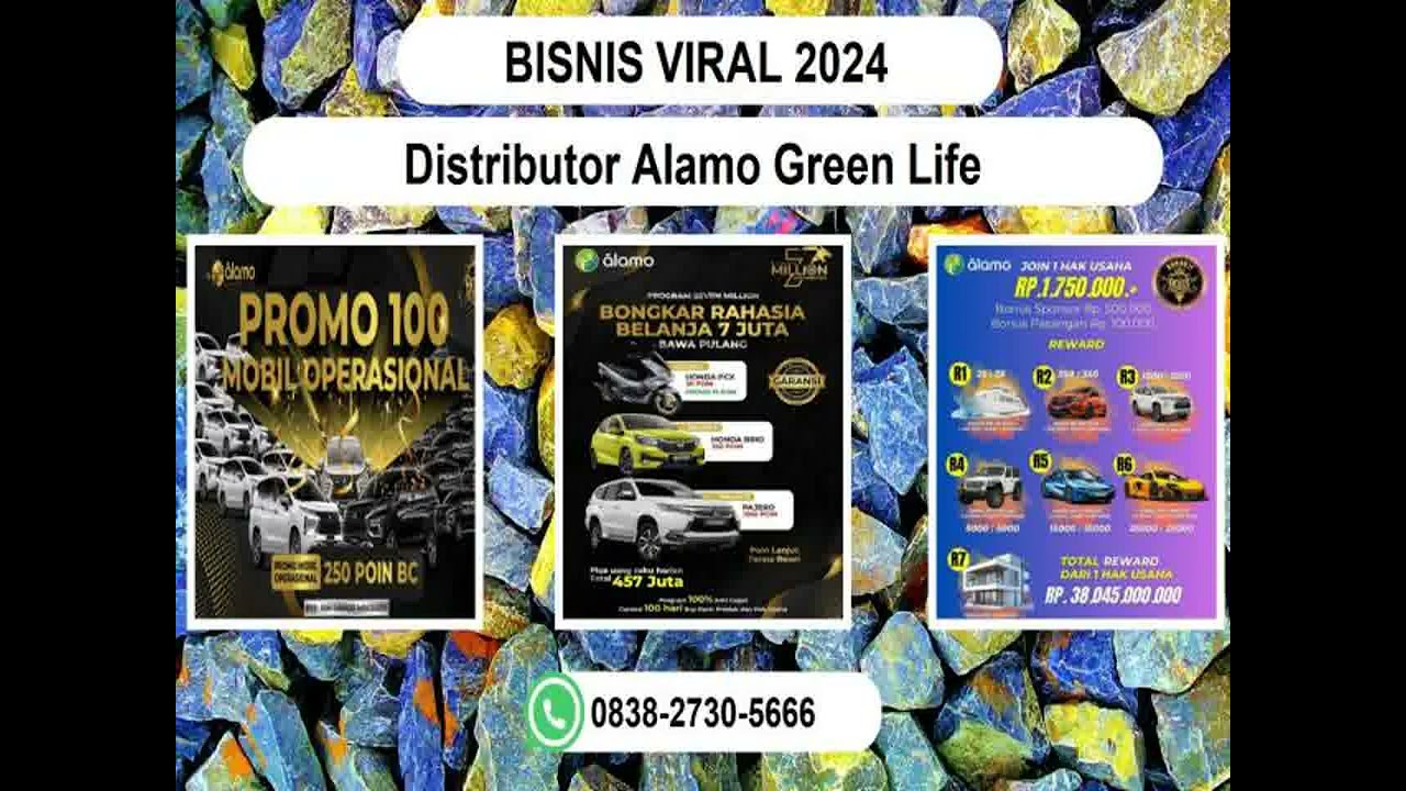 BISNIS VIRAL 2024, 083827305666 Distributor Alamo Green Life Aceh Tamiang