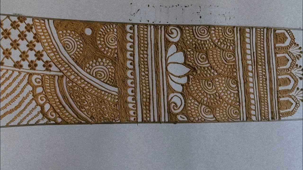 Simple aesthetic front hand mehndi|| easy and pretty mehndi designs|| front hand bharchank mehndi 