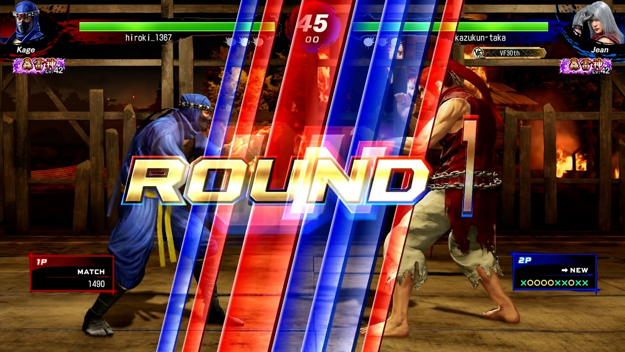 【VFes / VF5us 高段位戦】 轟雷神 影丸 VS 轟雷神 ジャン紅條