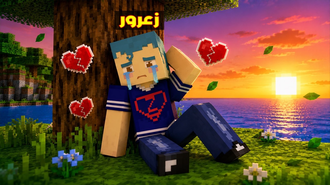 فلم ماين كرافت : قلب زعرور مكسور 🔥😱