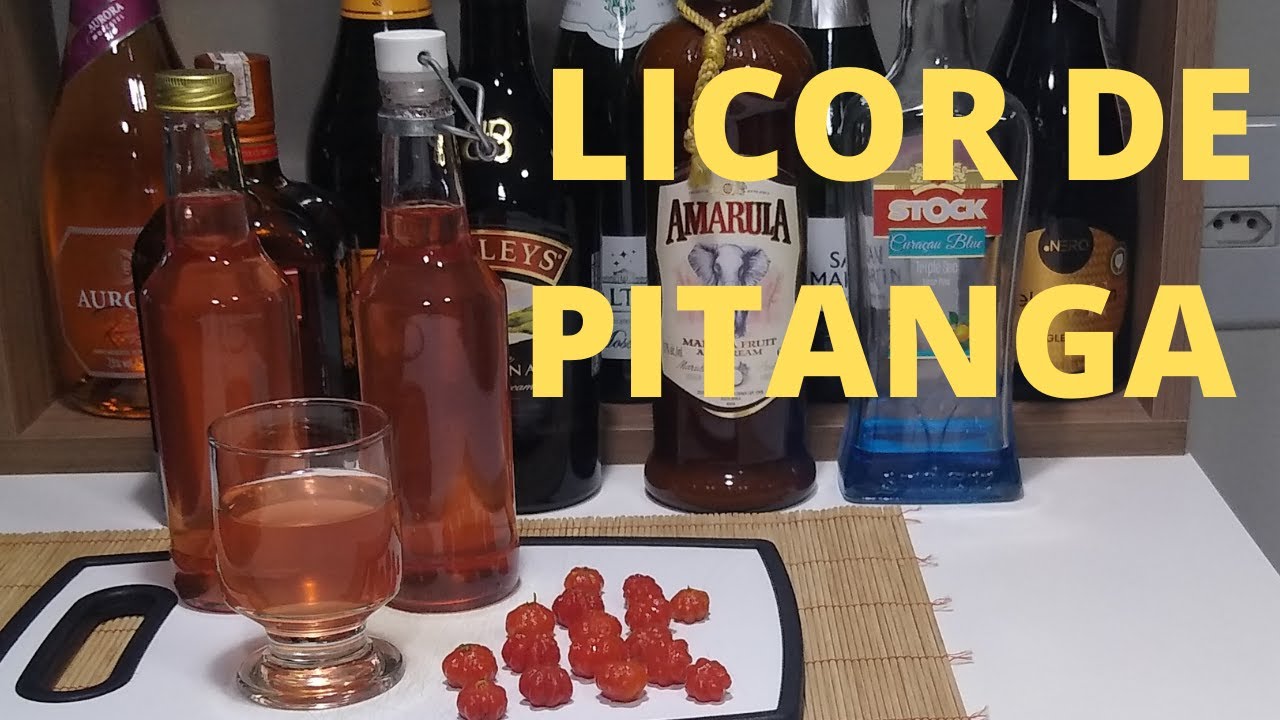 COMO FAZER LICOR PITANGA