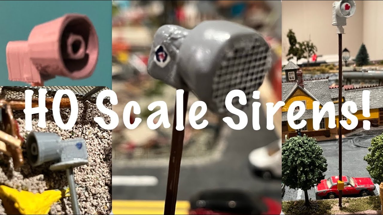 Making 3 HO Sirens From Scratch!