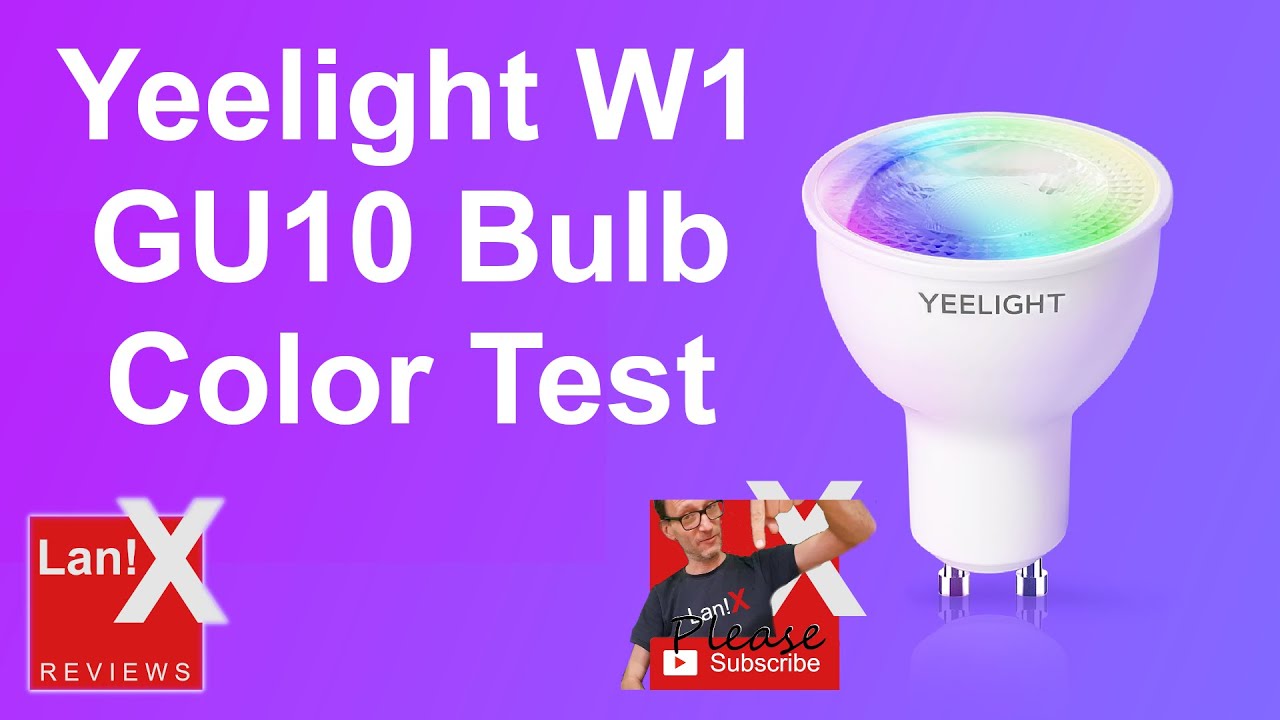 Yeelight W1 GU10 Bulb (Color Test)