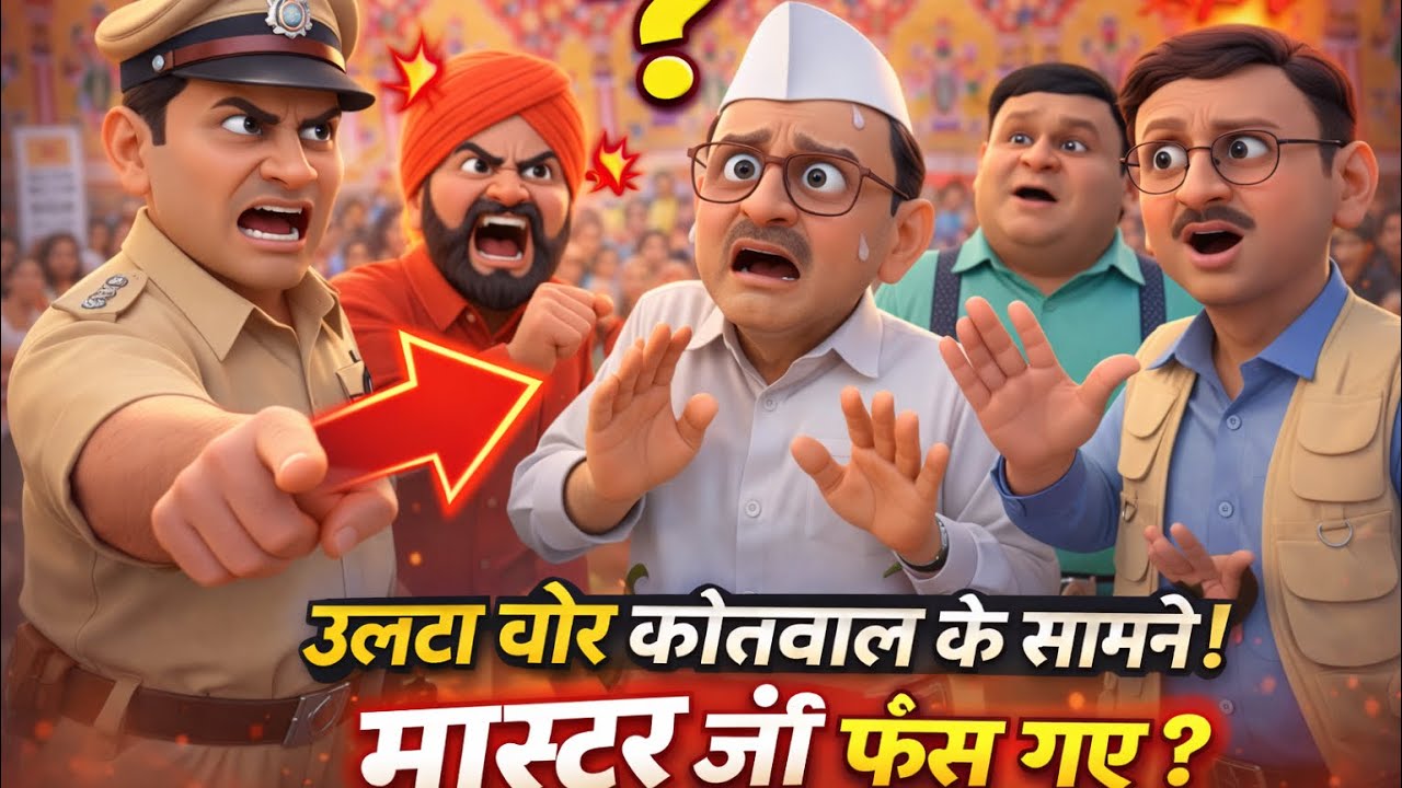 “Police vs Master Ji 😱 | Sodhi Angry Mode 😂 | TMKOC 3D Cartoon”#youtubeshorts #MustWatch#shorts 