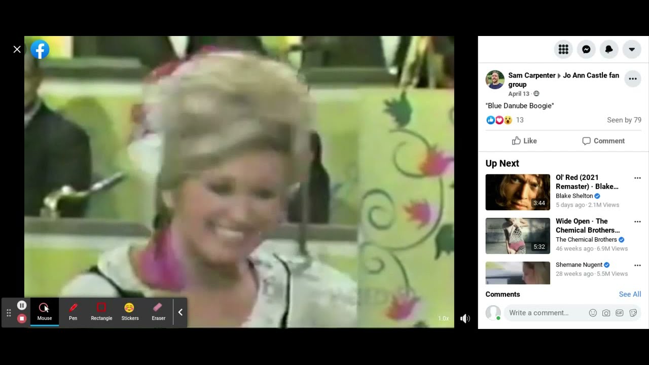 Jo-Ann Castle plays the Blue Danube Boogie (1966)