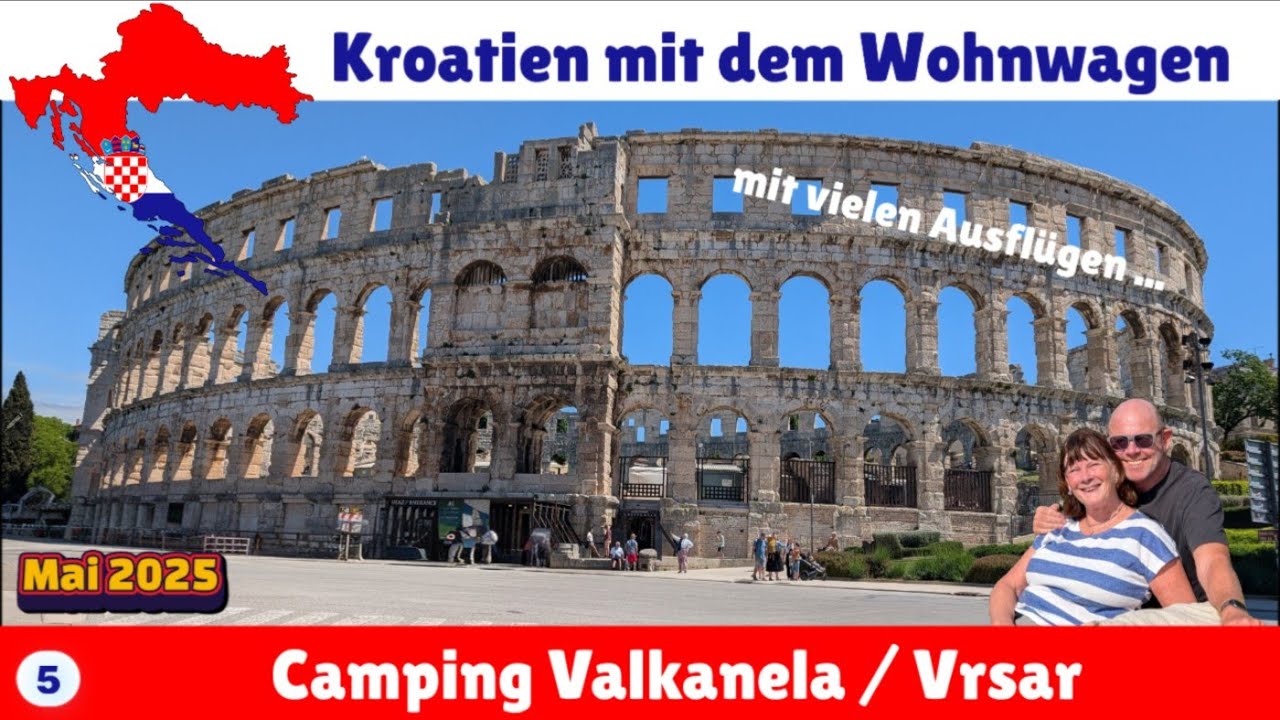 Istriens Westen (Rovinj, Groznjan, Pula) - Teil 5 der Wohnwagen-Reise nach Kroatien