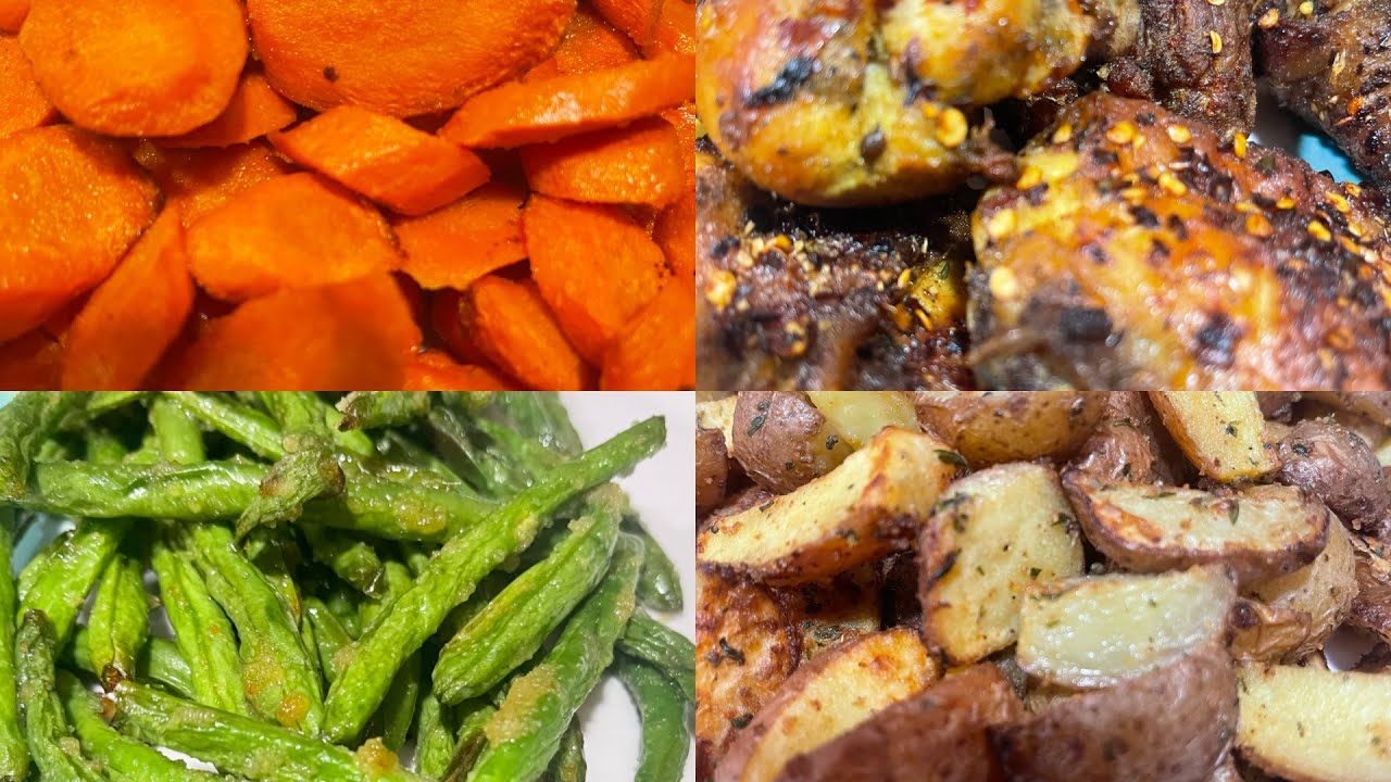 Enjoyable  Dinner/ potatoes, chicken, and veggies 🥕 ￼