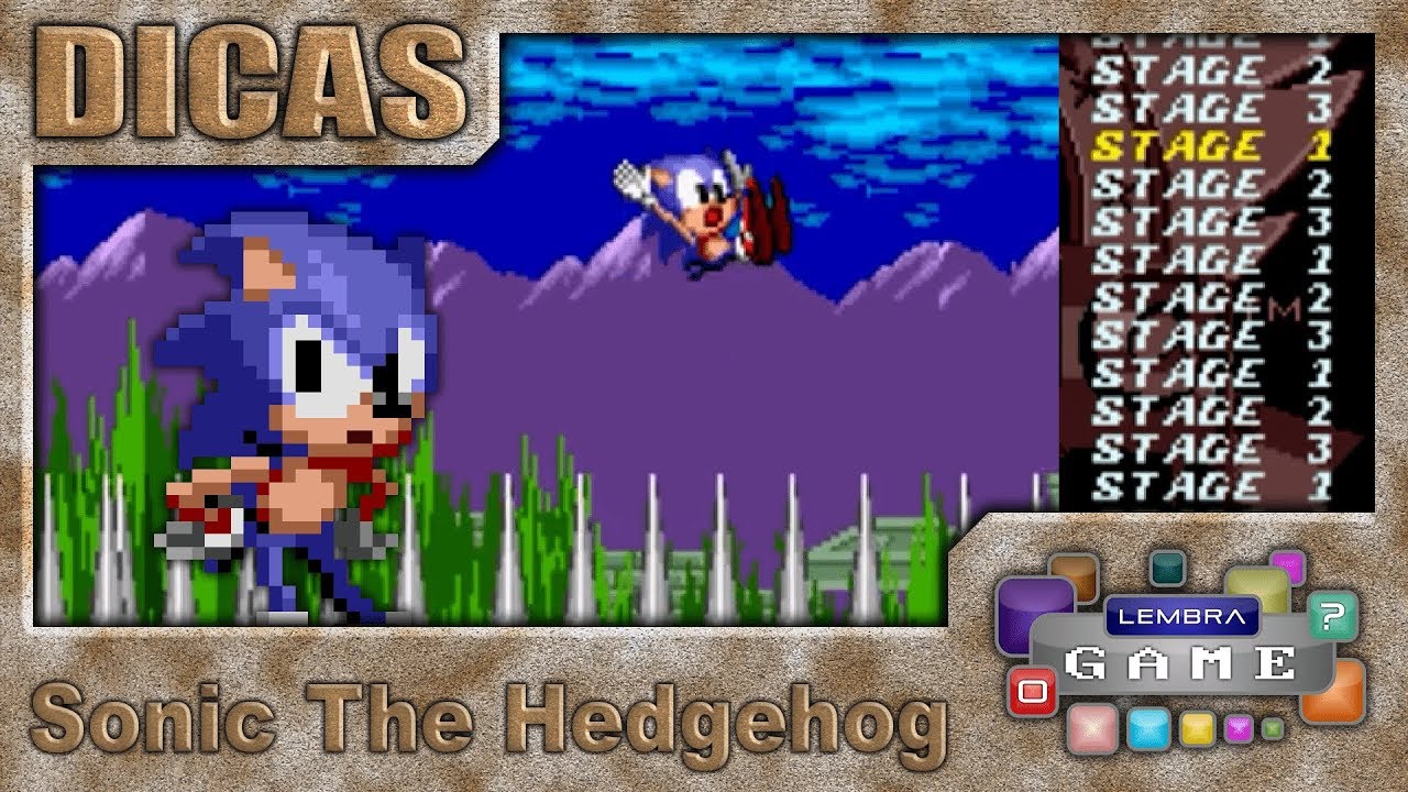 Sonic The Hedgehog - Debug Mode e Seleção de Fases - DICAS - Mega Drive