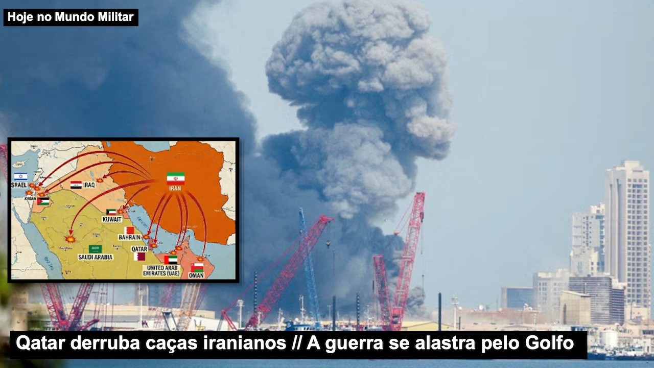 Qatar derruba caças iranianos – A guerra se alastra pelo Golfo