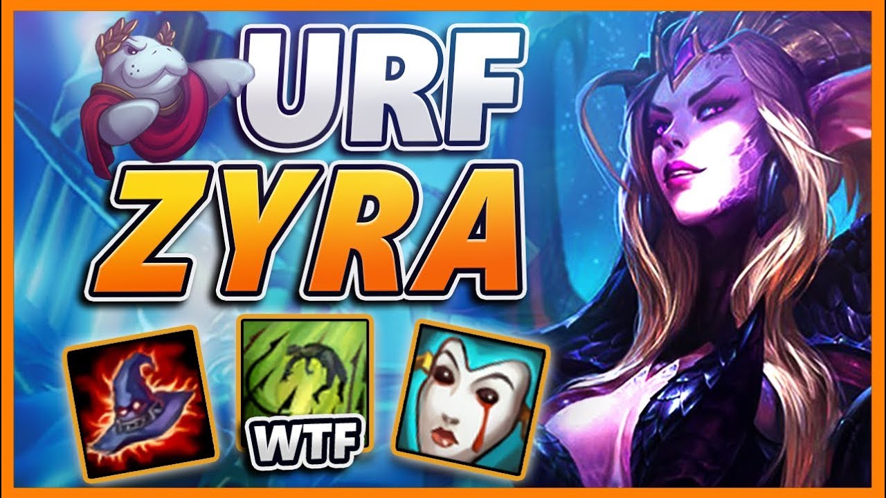 *UNBEATABLE URF CHAMPION* LEGIT IMPOSSIBLE TO WIN VS ZYRA (MUST WATCH) - BunnyFuFuu URF